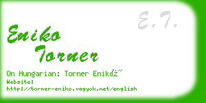 eniko torner business card